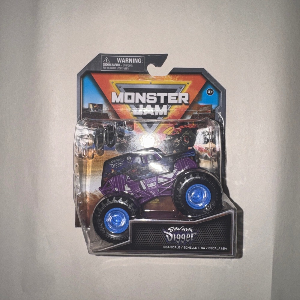 Monster Jam Son-uva Digger Series‎ 35 Die-Cast Monster Truck 1:64 Scale New